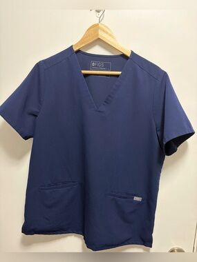 Figs Casma Scrub Top in Navy Women’s Size Large